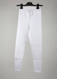 Legging à cordons de serrage - Blanc