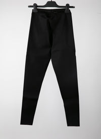 Legging à cordons de serrage - Noir