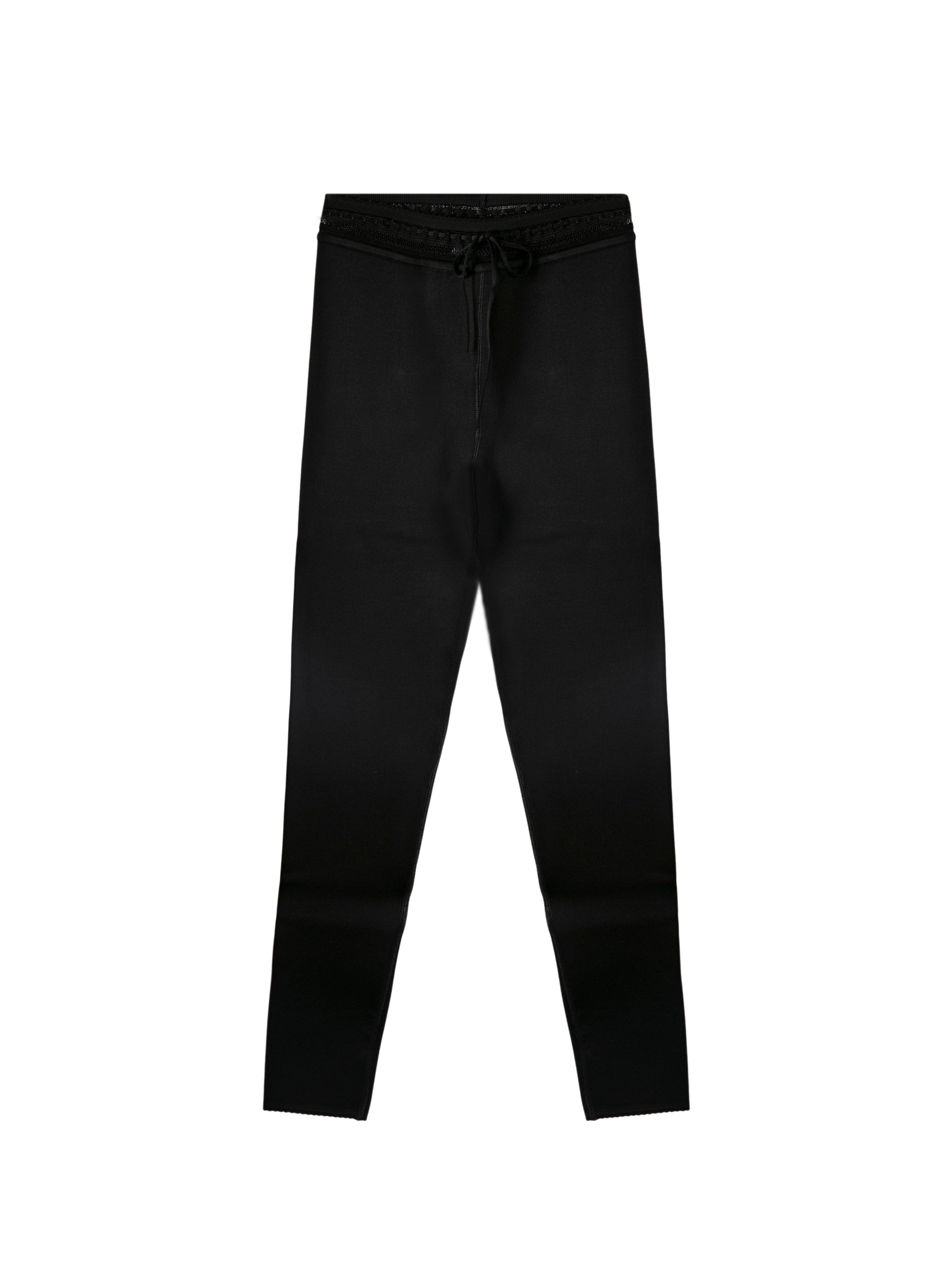 Legging à cordons de serrage - Noir