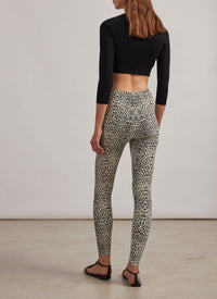 Legging à motif animal - Chair & Noir