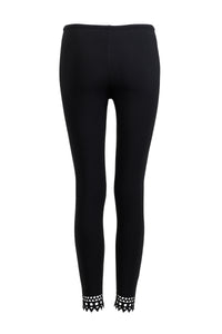 Legging chevilles perforées - Noir