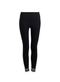Legging chevilles perforées - Noir