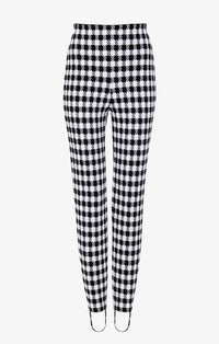 Checked leggings - Black & White