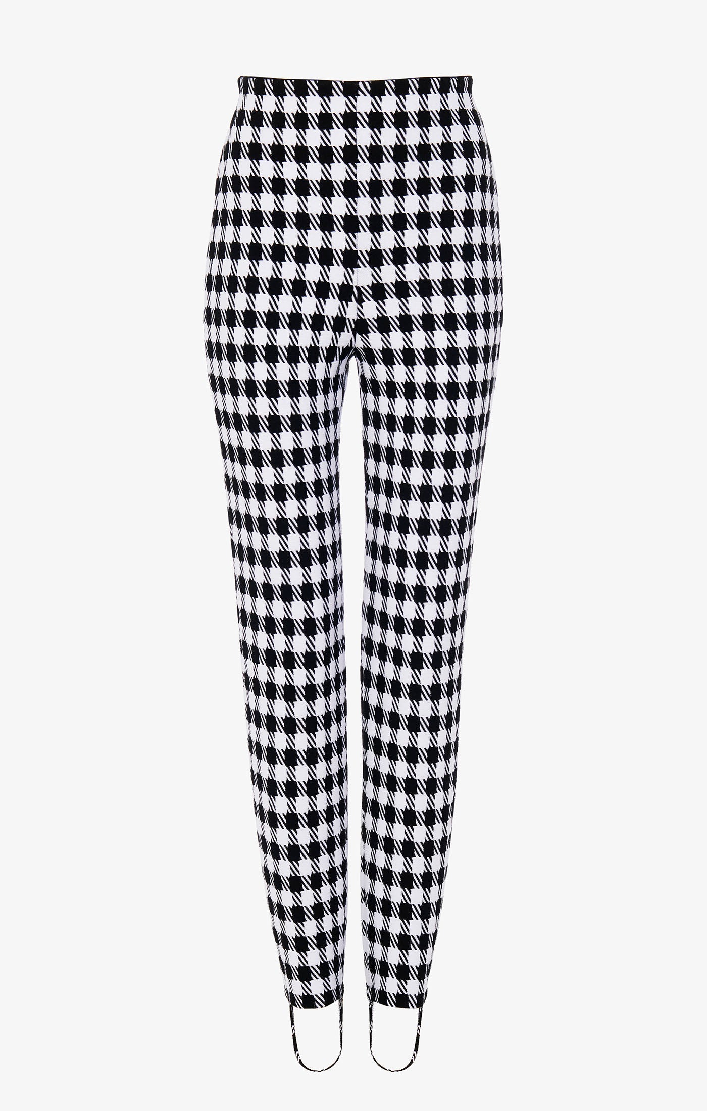 Checked leggings - Black & White
