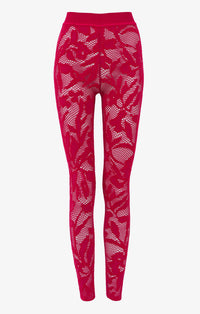 Legging en dentelle - Fuchsia