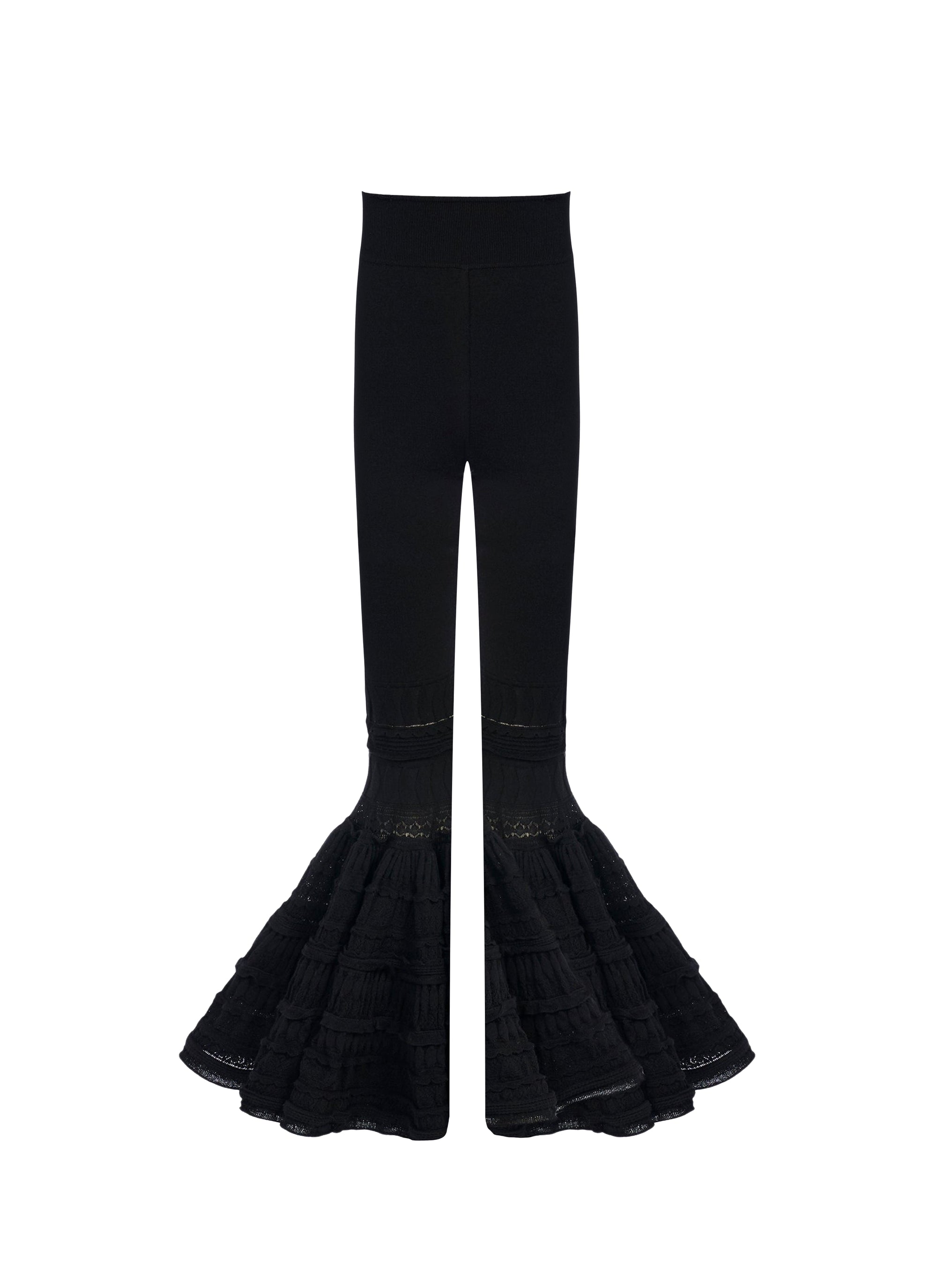 Crino wool legging trousers - Black Alaïa
