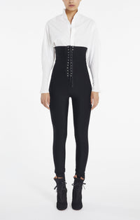 Legging corset stretch - Noir Alaïa