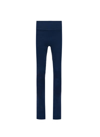 Legging double face en laine - Bleu