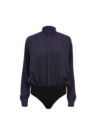 Silk polka dot bodysuit - Nuit & Vanille