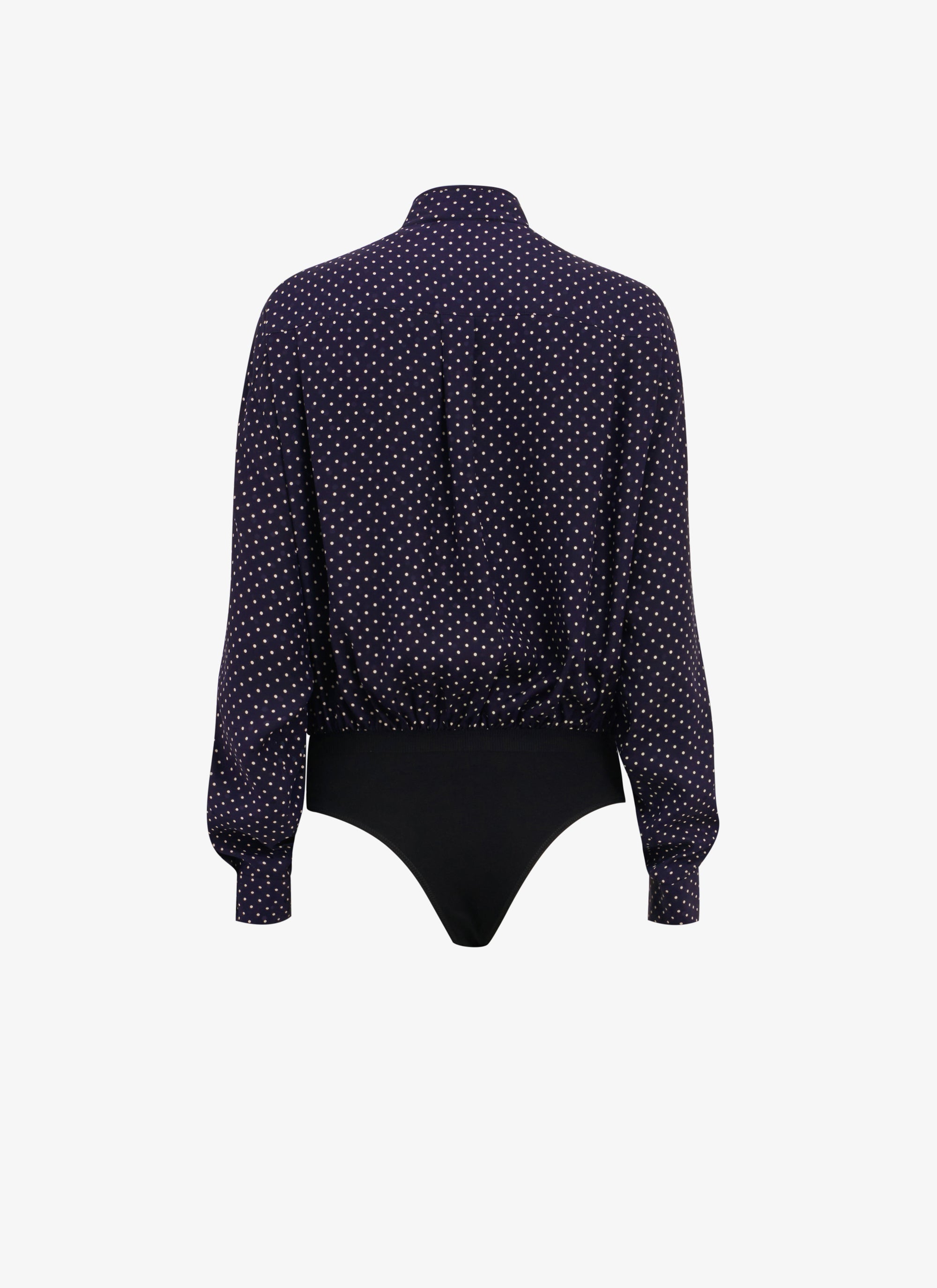 Silk polka dot bodysuit - Nuit & Vanille