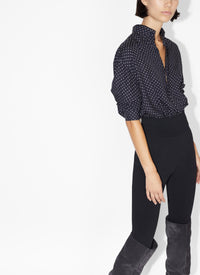 Silk polka dot bodysuit - Nuit & Vanille