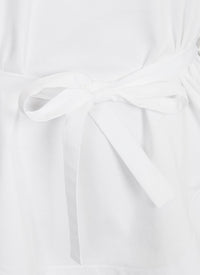 T-shirt structuré - Blanc