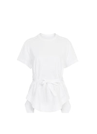 T-shirt structuré - Blanc