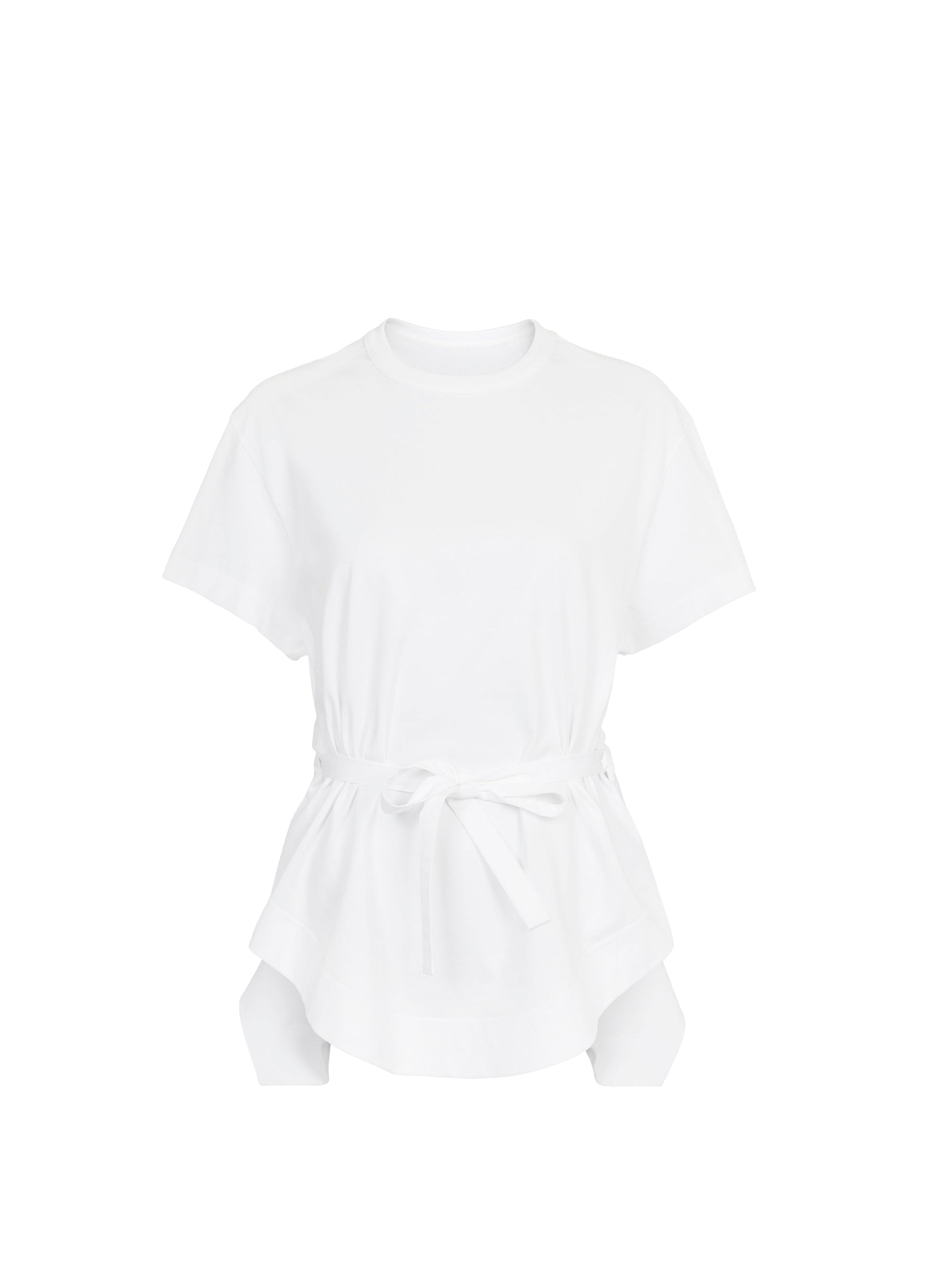 T-shirt structuré - Blanc