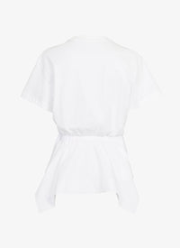 T-shirt structuré - Blanc