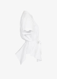 T-shirt structuré - Blanc