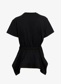 Structured T-shirt - Black