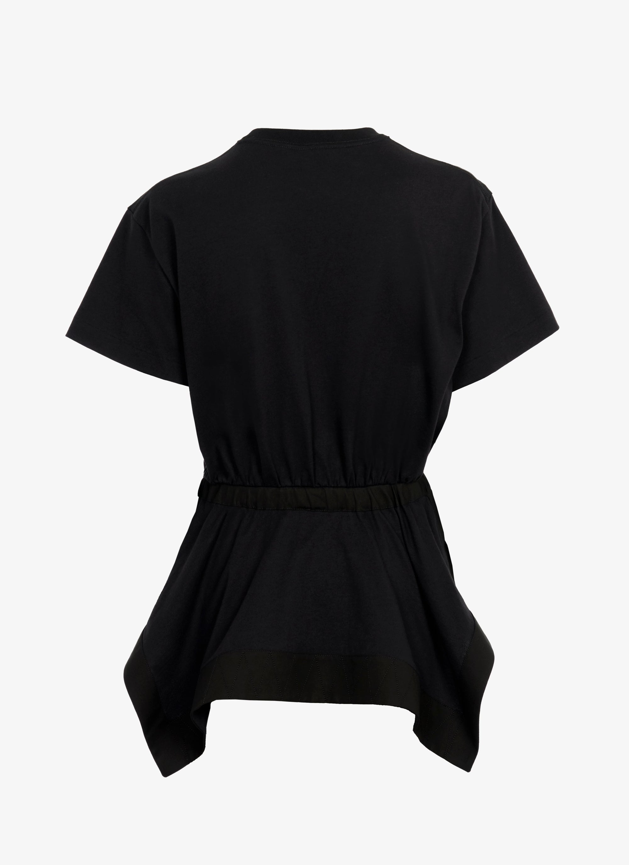 Structured T-shirt - Black