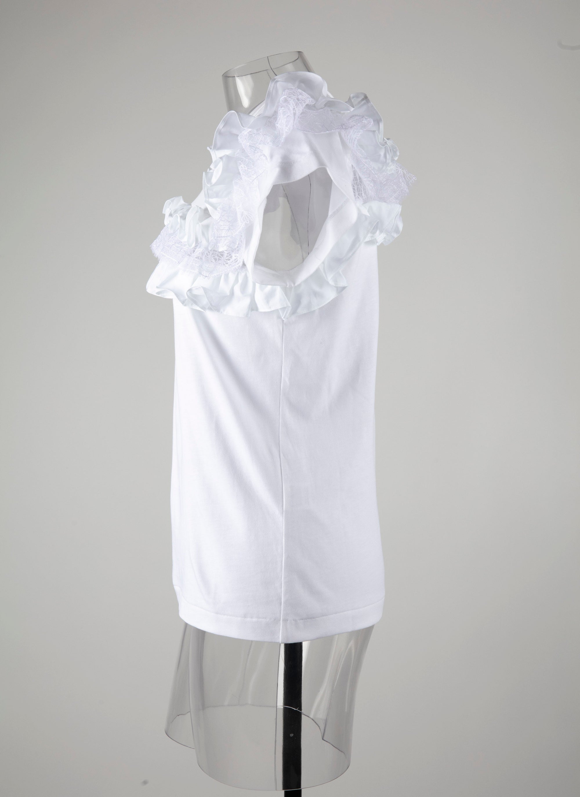 T-shirt à manches volantes - Blanc