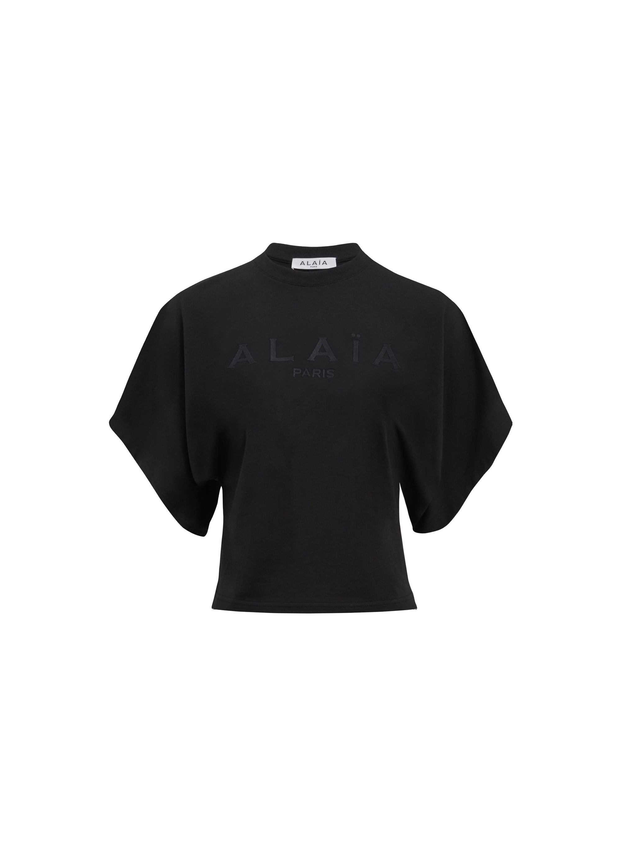 T-shirt à logo et manches larges - Noir & Noir