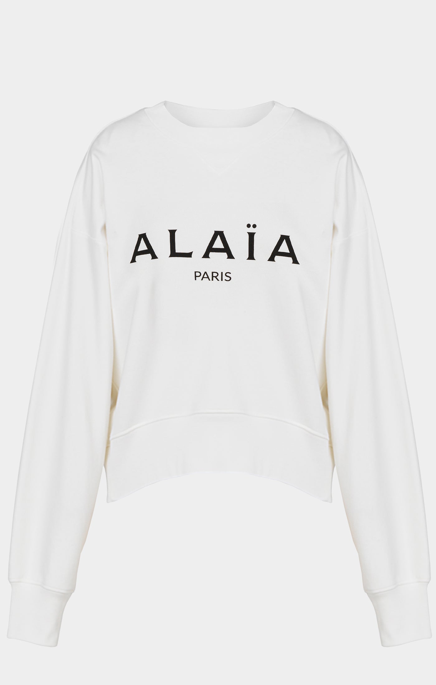 Logo sweatshirt Alaïa - White & Black