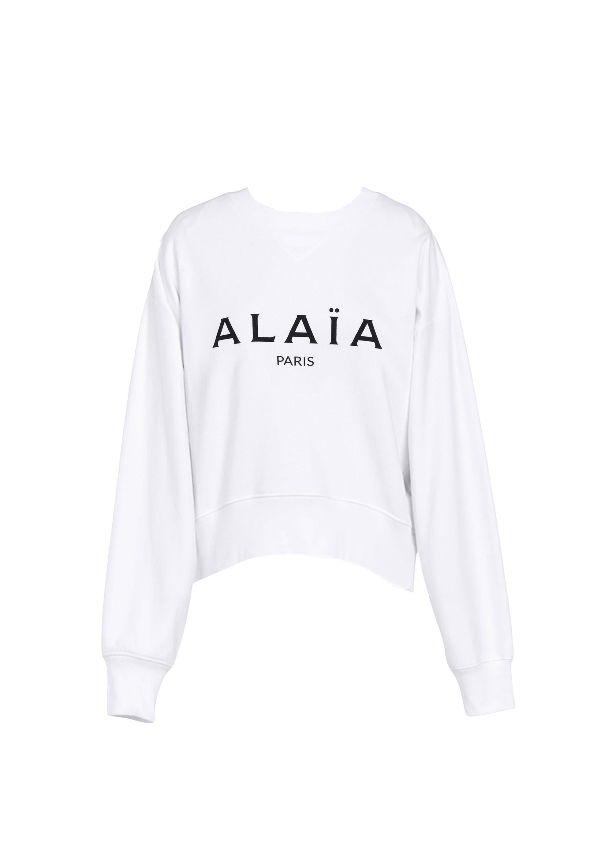 Logo sweatshirt Alaïa - White & Black