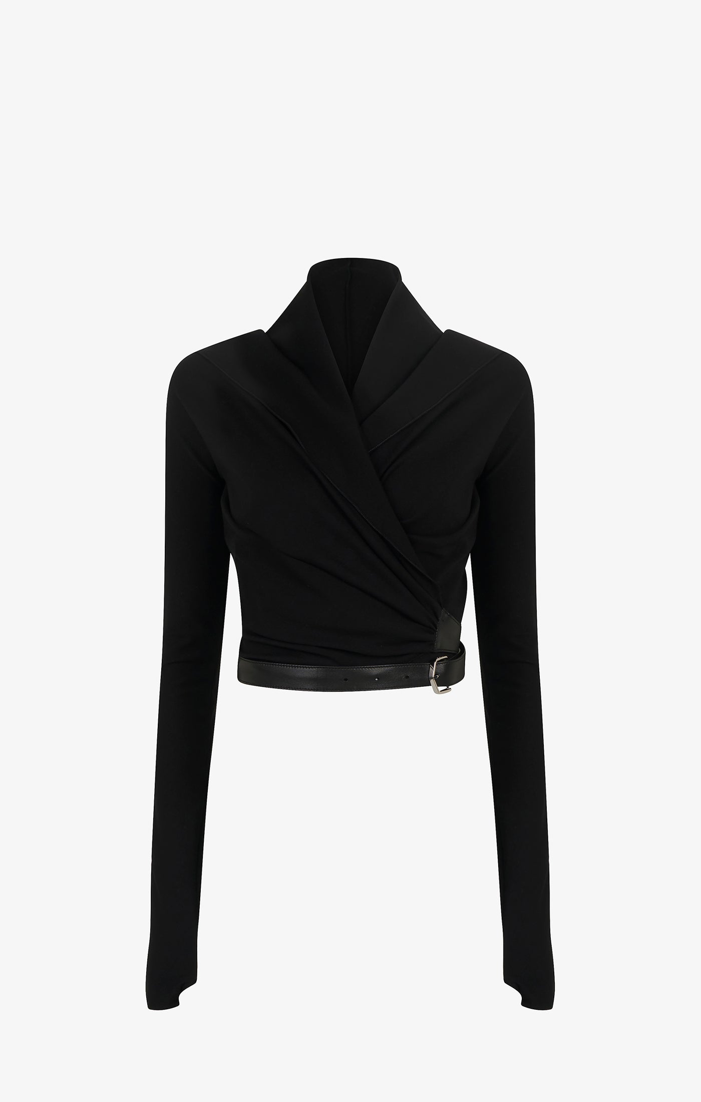 Top portefeuille à capuche - Noir Alaïa