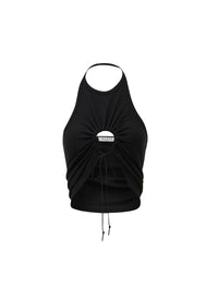 Débardeur côtelé - Noir Alaïa