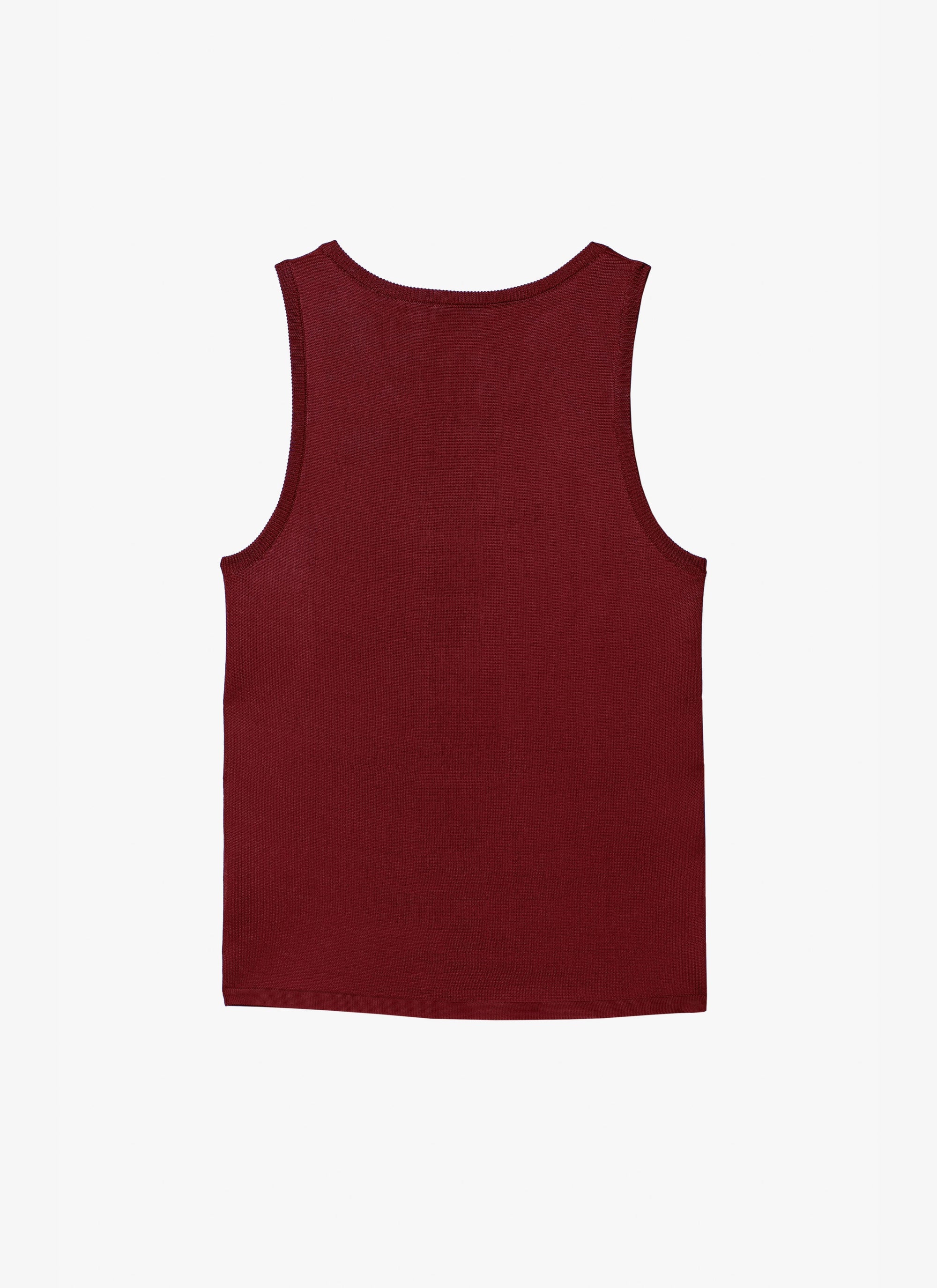 Shiny tank top - Bordeaux