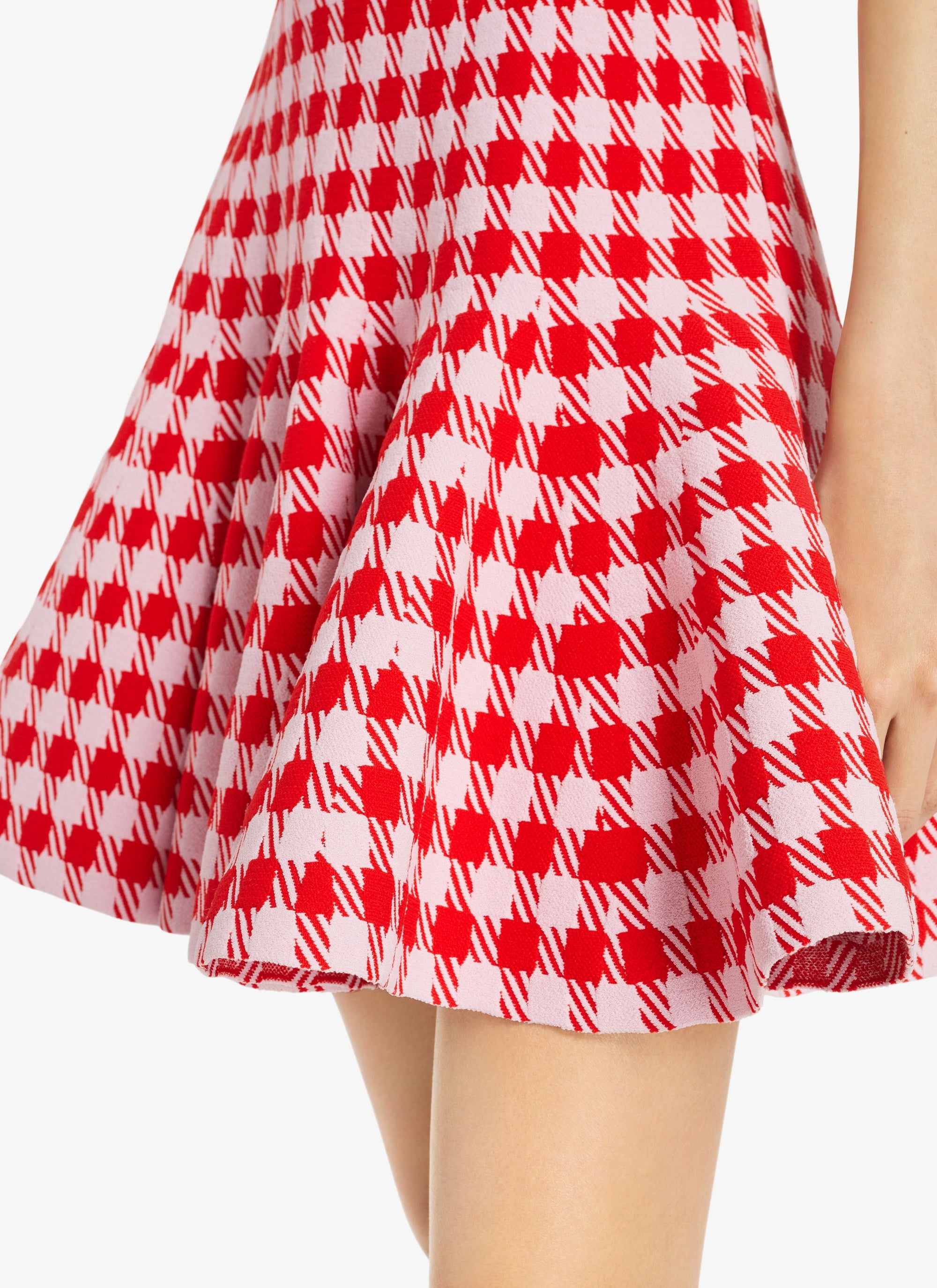 Cropped Checked Top - Black & White