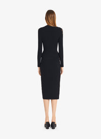 Openwork long sleeve top - Black Alaïa
