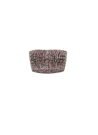 Croco jacquard bra - Black & Brown