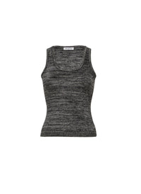 Velvet cardigan - Grey