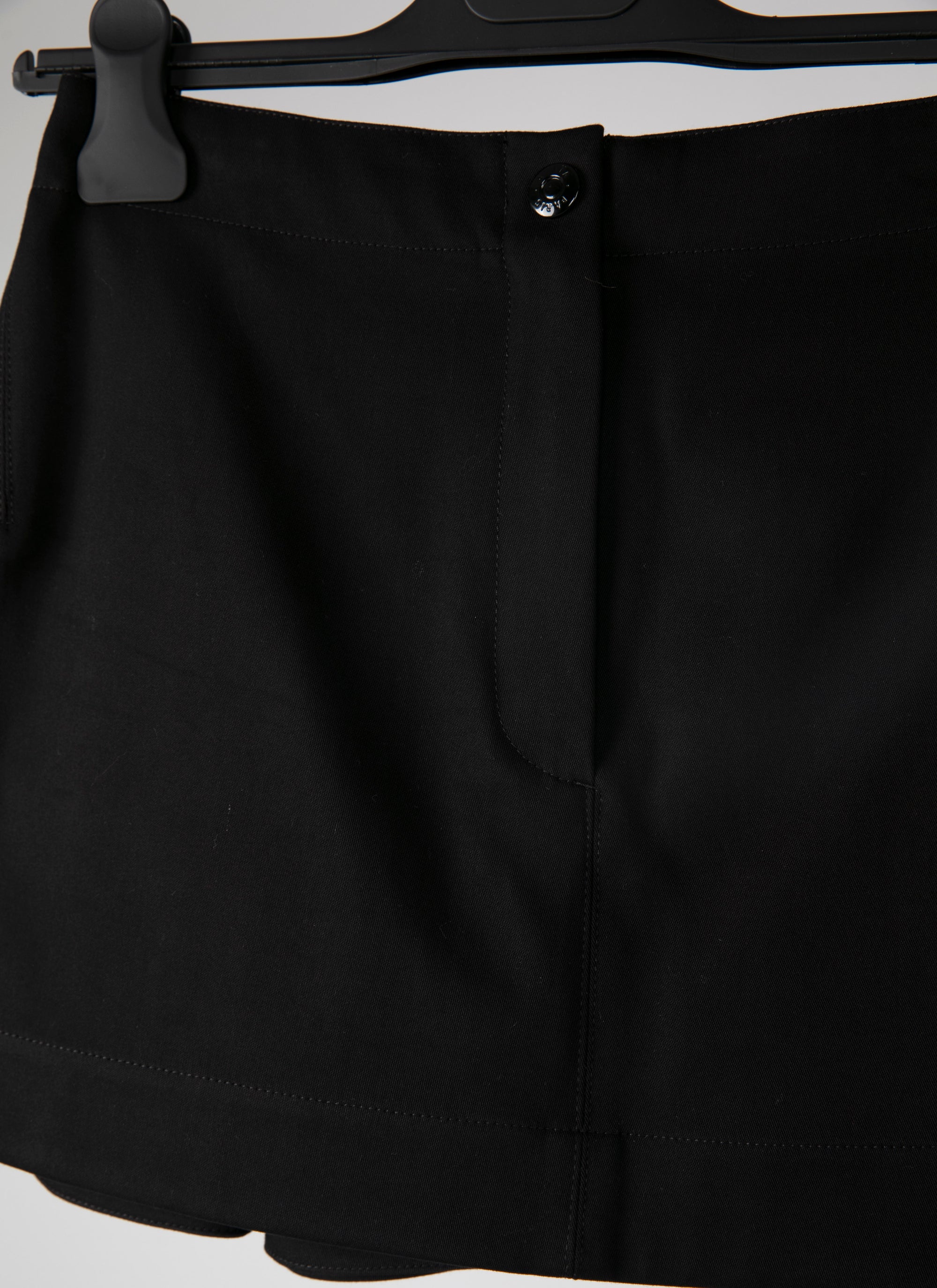 Jupe-short unie - Noir
