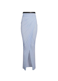 Jupe drapée en voile jersey - Iris