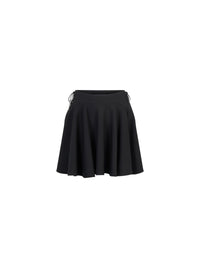 Wool Skater Skirt - Black Alaïa