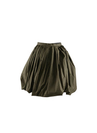 Jupe courte en tulipe - Kaki