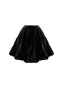 Jupe courte en tulipe - Noir