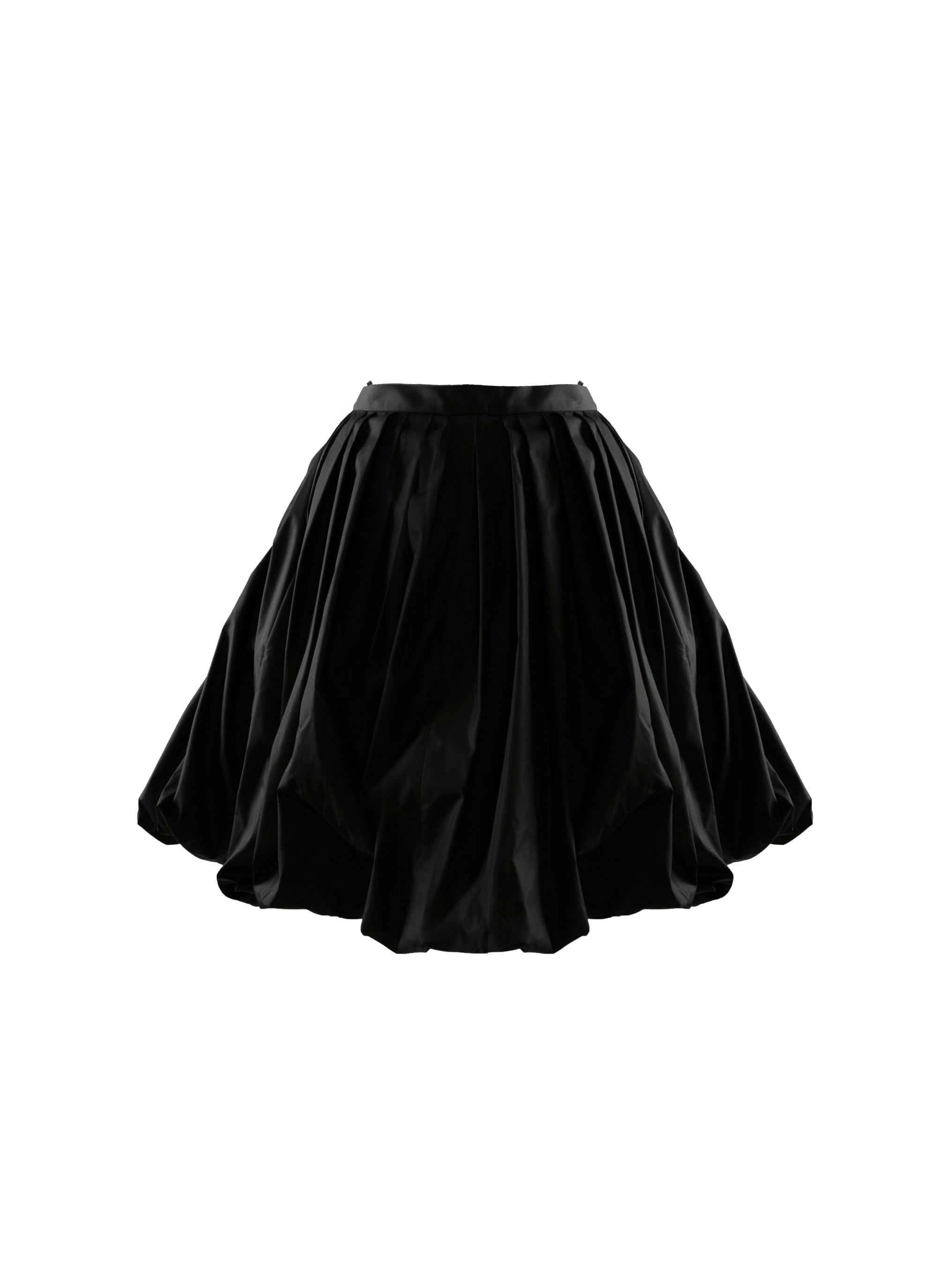 Jupe courte en tulipe - Noir