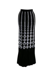 Jupe pieds - Noir & Blanc