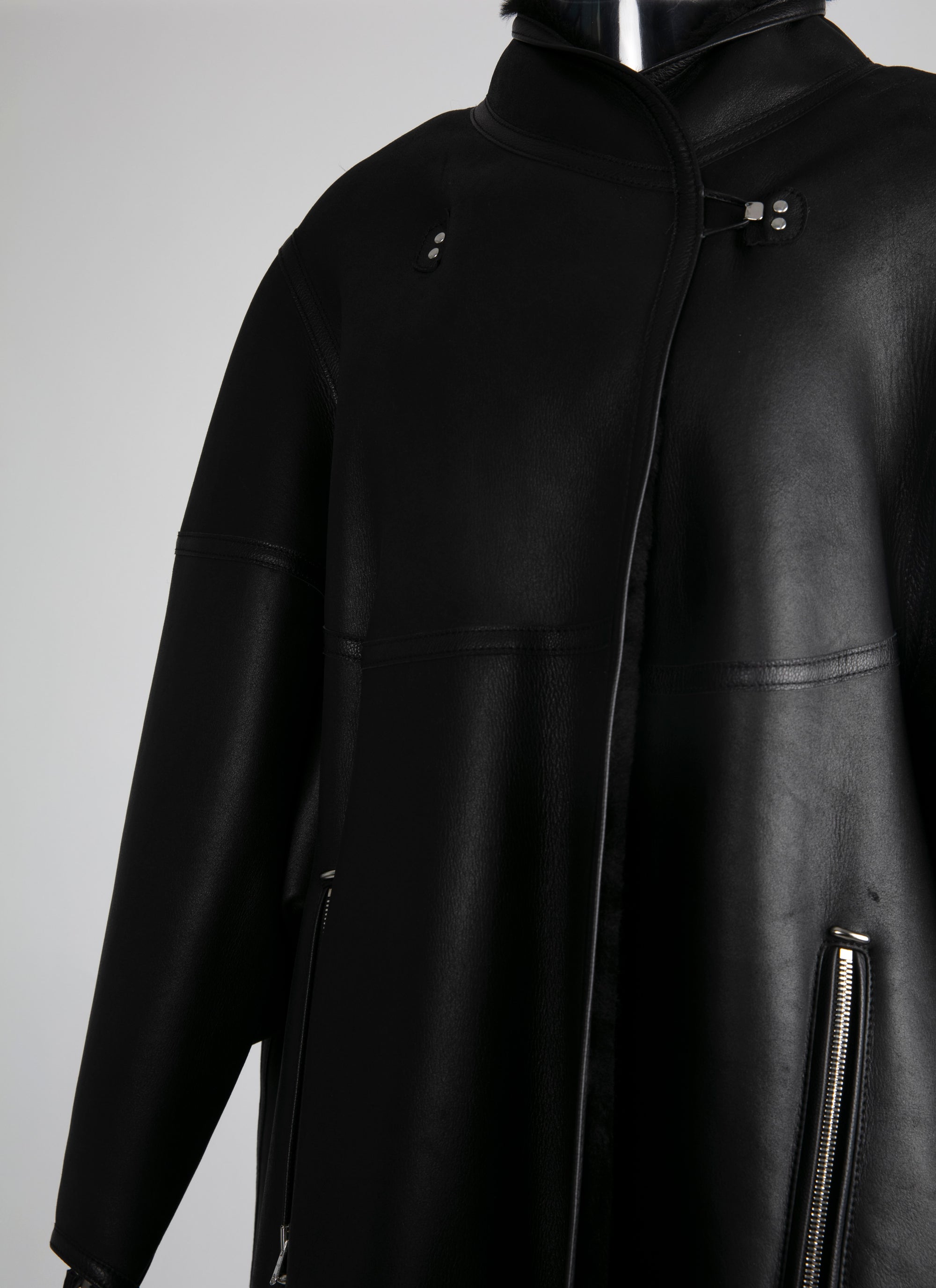 Manteau édition en laine - Noir