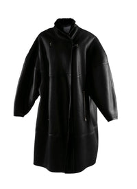Manteau édition en laine - Noir