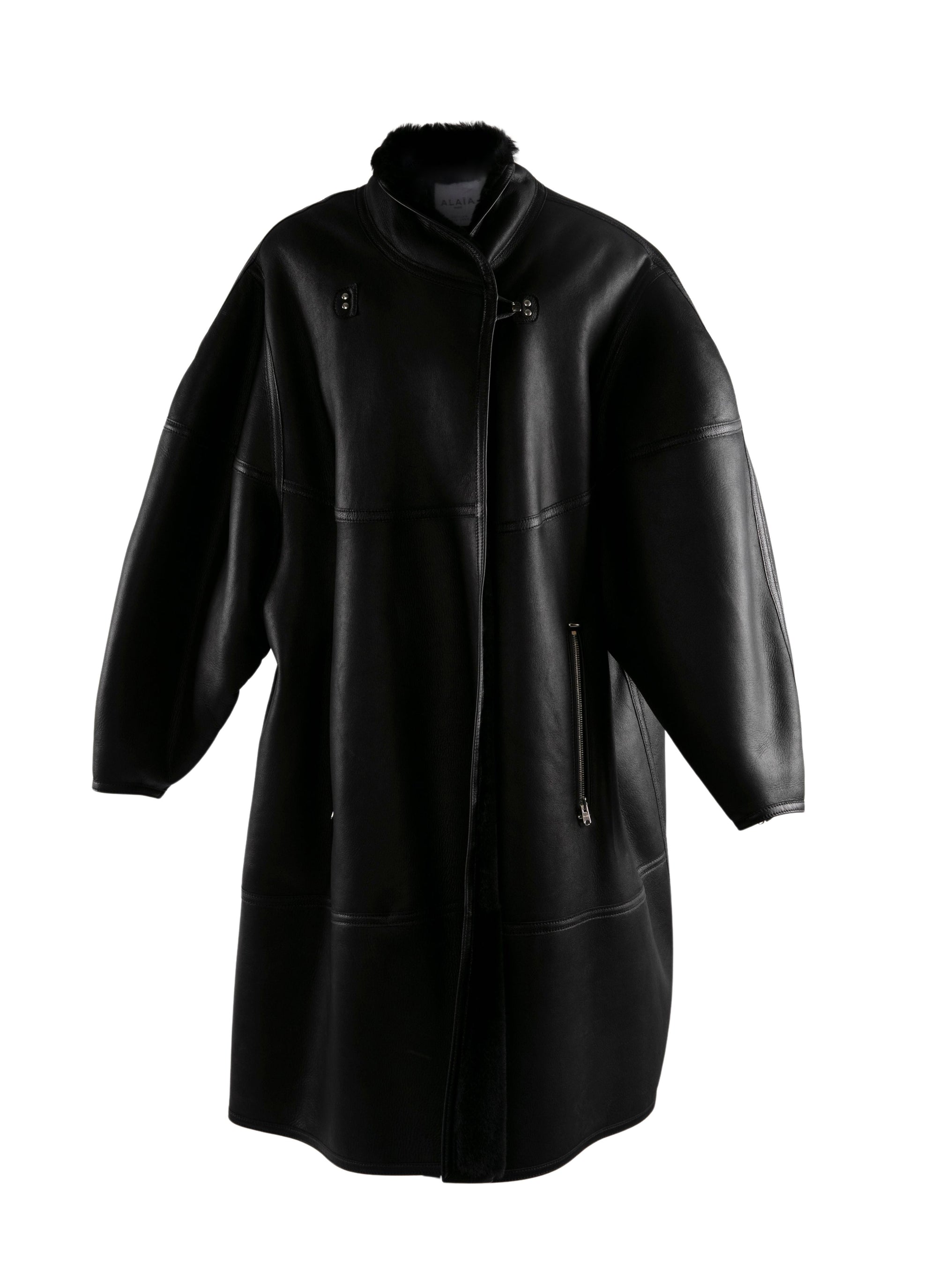 Manteau édition en laine - Noir