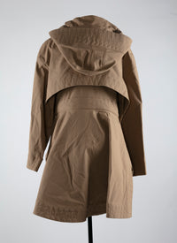Manteau léger court ceinturé - Beige