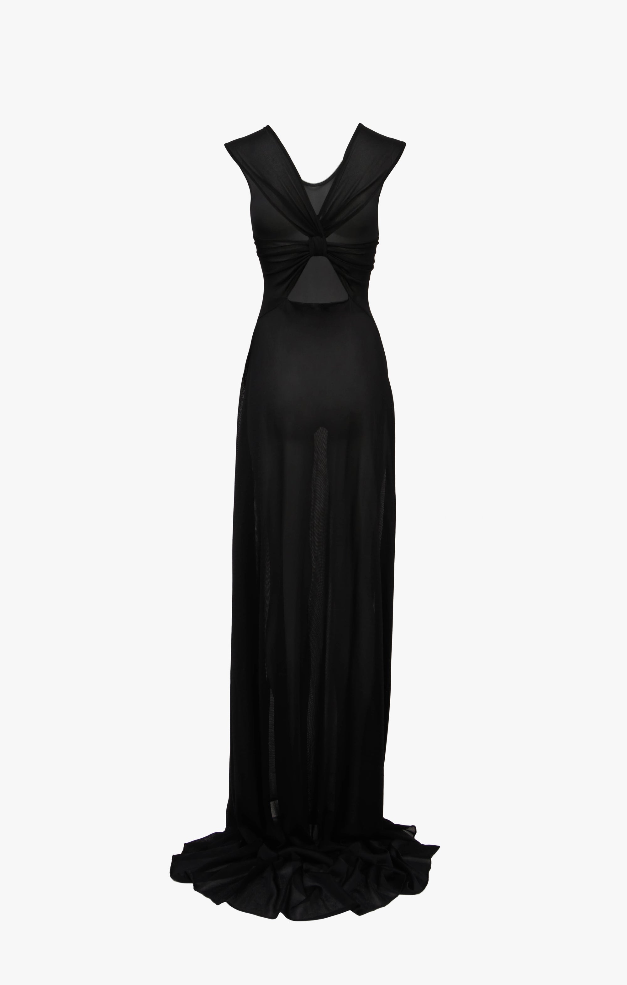 Sheer evening dress - Black Alaïa