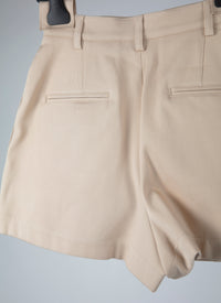 Short taille haute basique - Sable