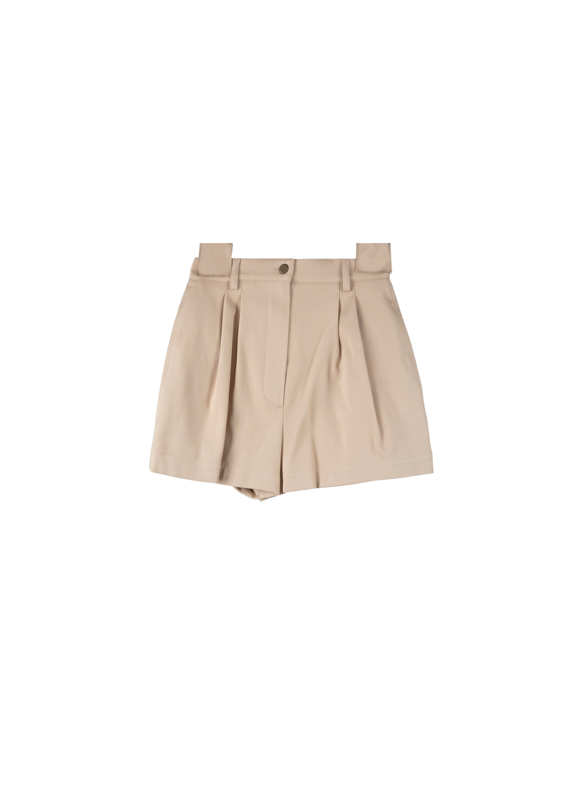 Short taille haute basique - Sable