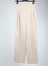 Pantalon droit fluide - Sable