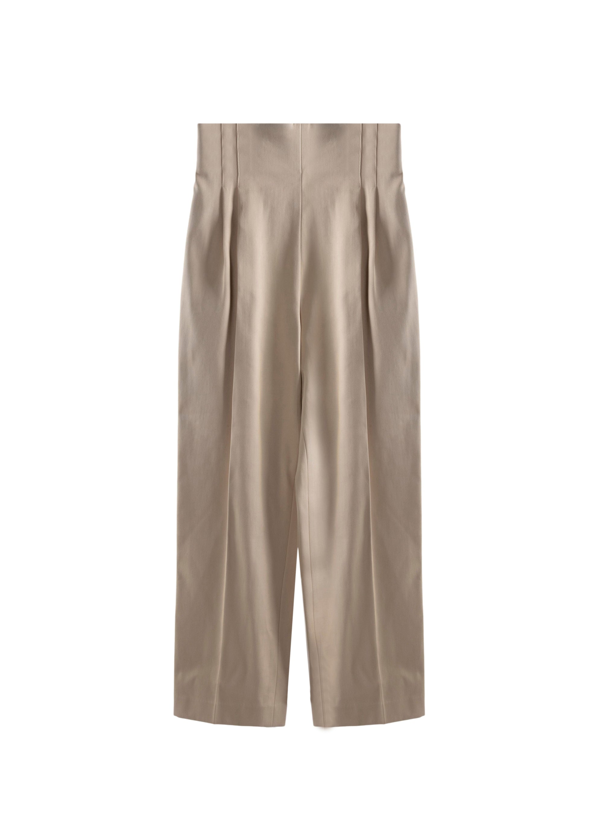 Pantalon droit fluide - Sable