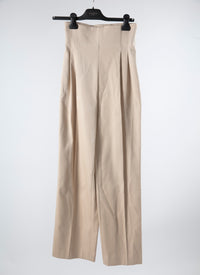 Pantalon droit fluide - Sable